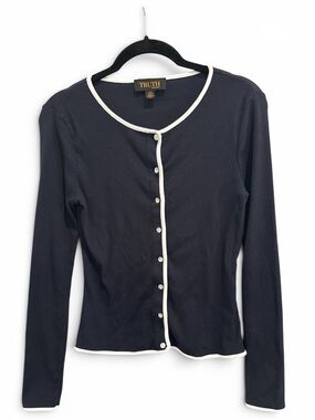 Truth Navy Long Sleeve Top